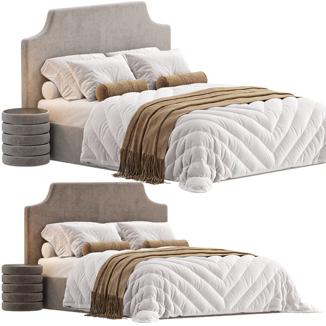 Bed Adona Floor 160 Soft Latte — Скачать