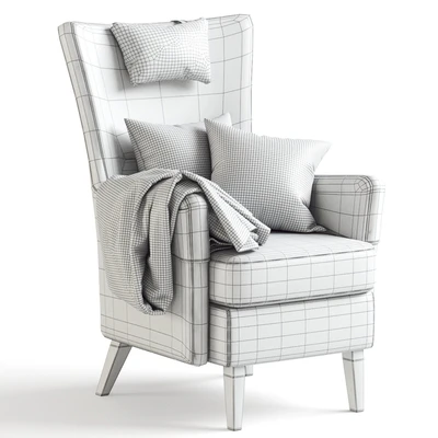 Dark Gray Armchair OMTANKSAM IKEA — View 3