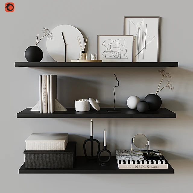 Decorative shelf 03 — Скачать