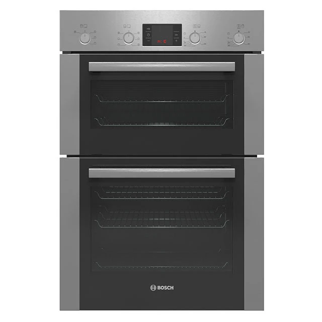 Bosch Serie6 HBM43B250B double oven from polished steel — Descargar