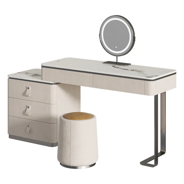 Lalume dressing table with makeup mirror — Descargar