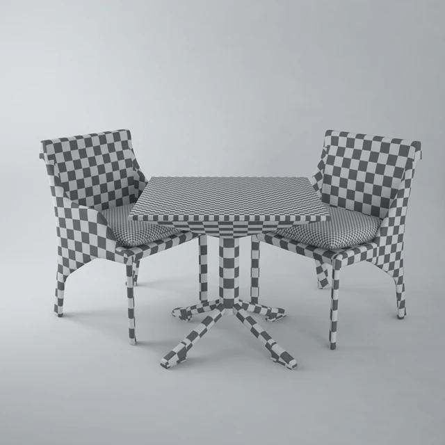BEL AIR Chairs &amp; Table — Descargar