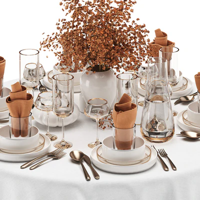 Сервировка стола / Table setting 03 — Вид 3