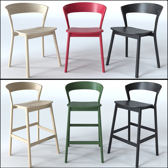 Traba Edith Cafe Chair and Bar Stool — Скачать