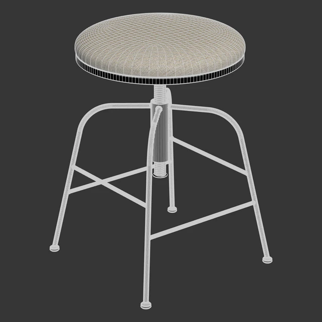 Zara Home - Linen swivel stool — Скачать
