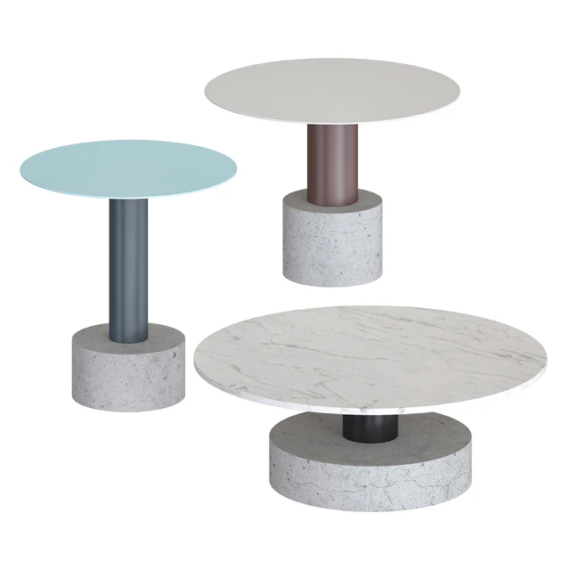 Kettal ROLL - coffee tables - журнальные столики — Скачать