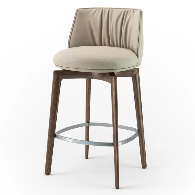 Poltrona Frau Archibald wood Stool — Скачать