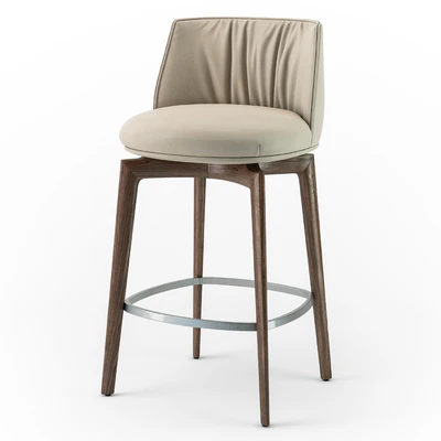 Poltrona Frau Archibald wood Stool — Вид 6