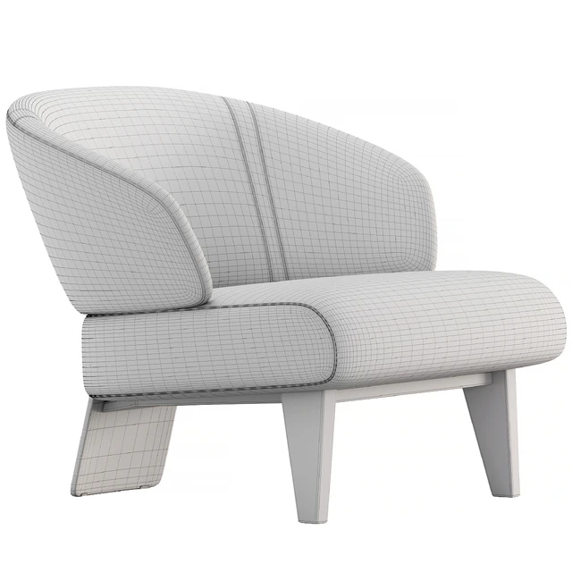 REEVES armchair by Minotti — Скачать