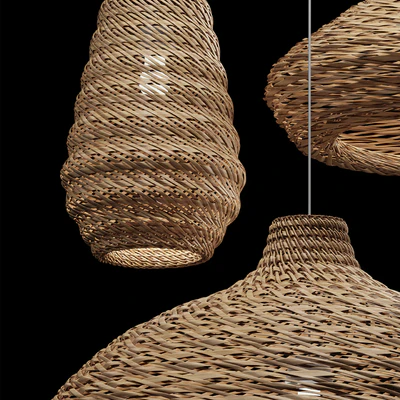 Rattan Pendant Light 11 — Ver 5