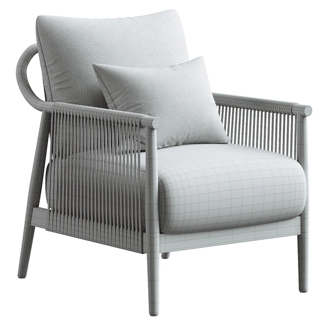 Brena Upholstered Armchair — Descargar
