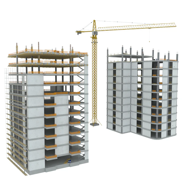Construction Buildings - Crane — Descargar