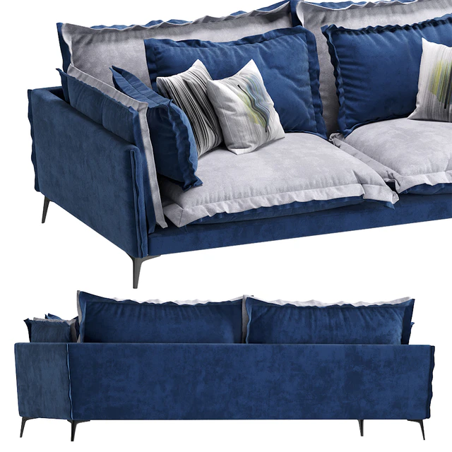 Arketipo Auto Reverse 2 Seater Velvet Sofa — Descargar