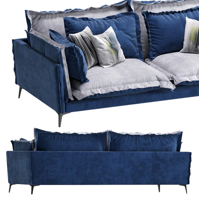 Arketipo Auto Reverse 2 Seater Velvet Sofa — Ver 4
