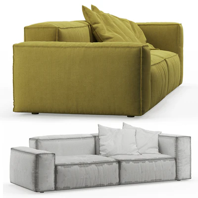 NeoWall 2 seat Sofa by Living Divani — Ver 3