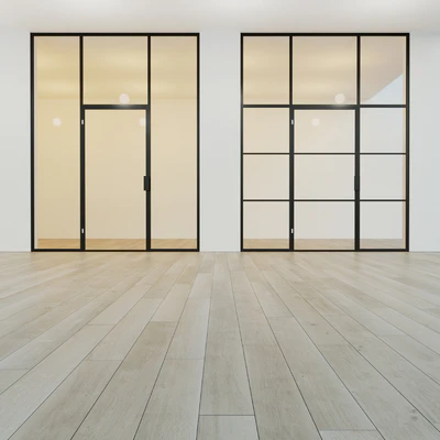 Glass partition. A door. 12 — Ver 3