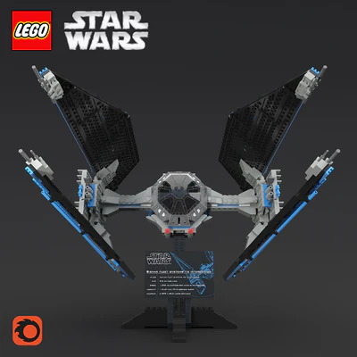 LEGO SW Tie Interceptor — Ver 3