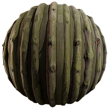 mossy log wall 001 — Скачать