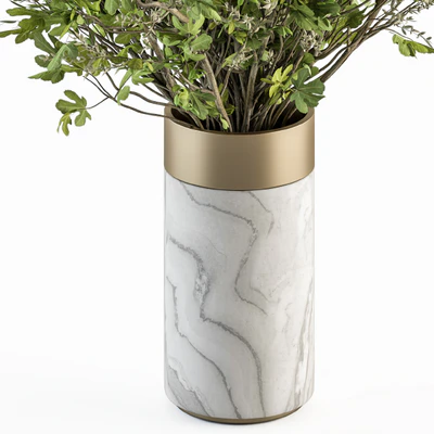 Bouquet - Green Branch in Stone vase 55 — Вид 5