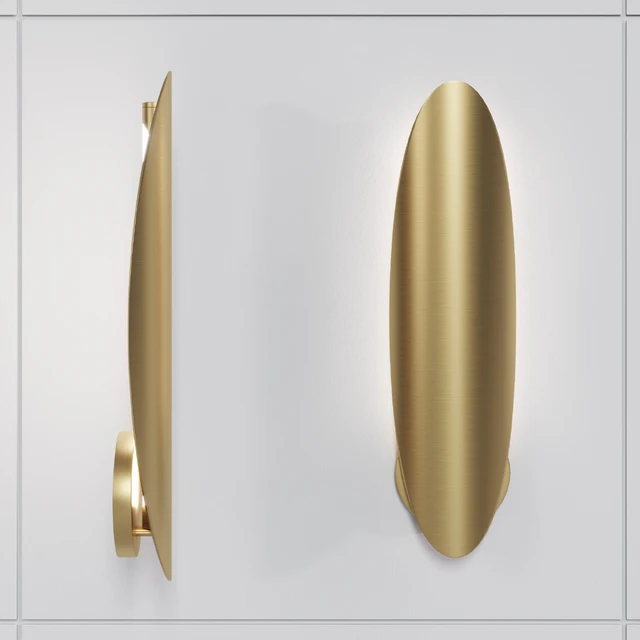 Brass wall lamp AMULET — Descargar