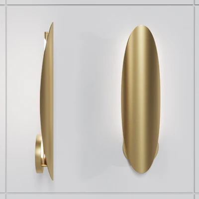 Brass wall lamp AMULET — Ver 4