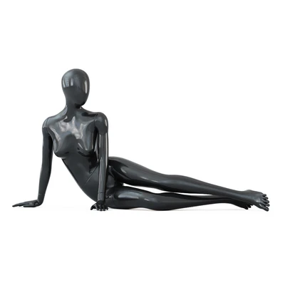 Black female mannequin in a lying pose 51 — Вид 3