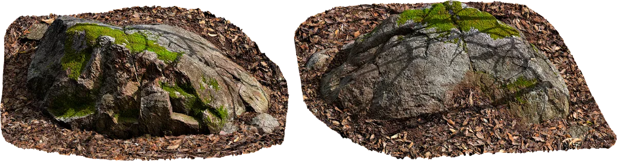 mossy granite rock 003 — Скачать