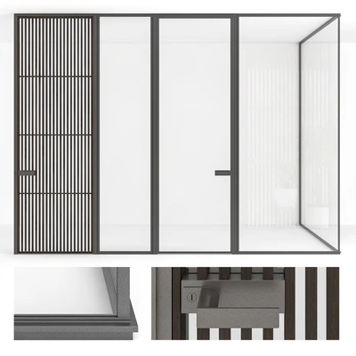 Stained-glass doors Rimadesio Spazio (Sail,Zen) — Вид 1