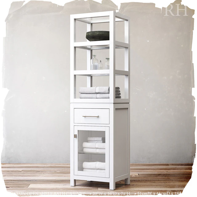 HUTTON OPEN SHELF BATH CABINET — Descargar