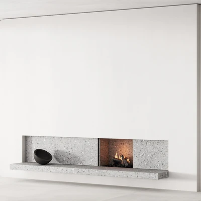 158 fireplace decorative wall kit 04 minimal terrazzo chimney 00 — Ver 6