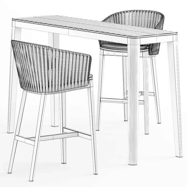 MOOD BAR Chair, MOOD High Table by Tribu — Descargar