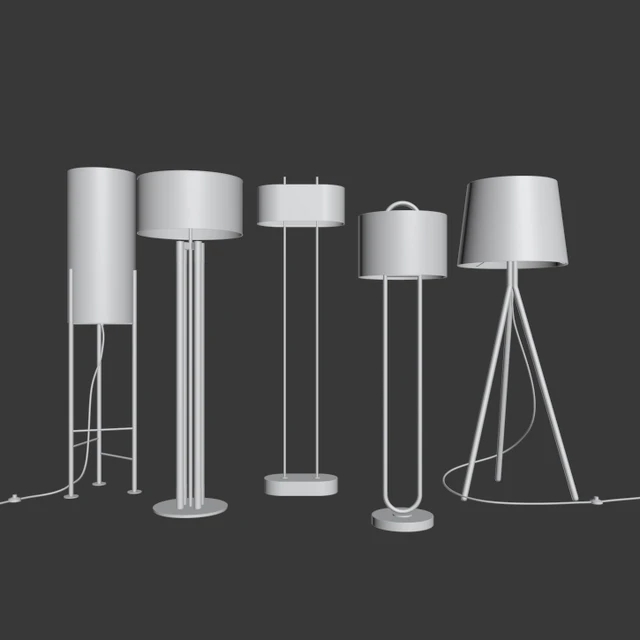 CB2 - 5 Floor Lamps Set 1 — Скачать