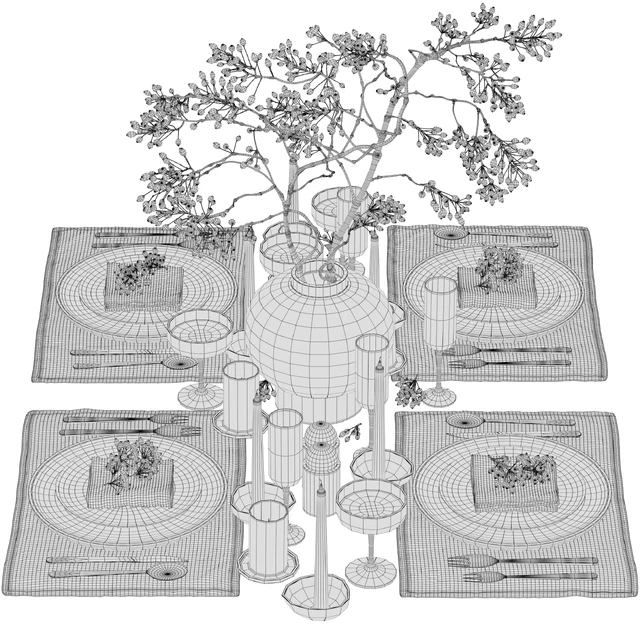 Tableware set 033 — Descargar