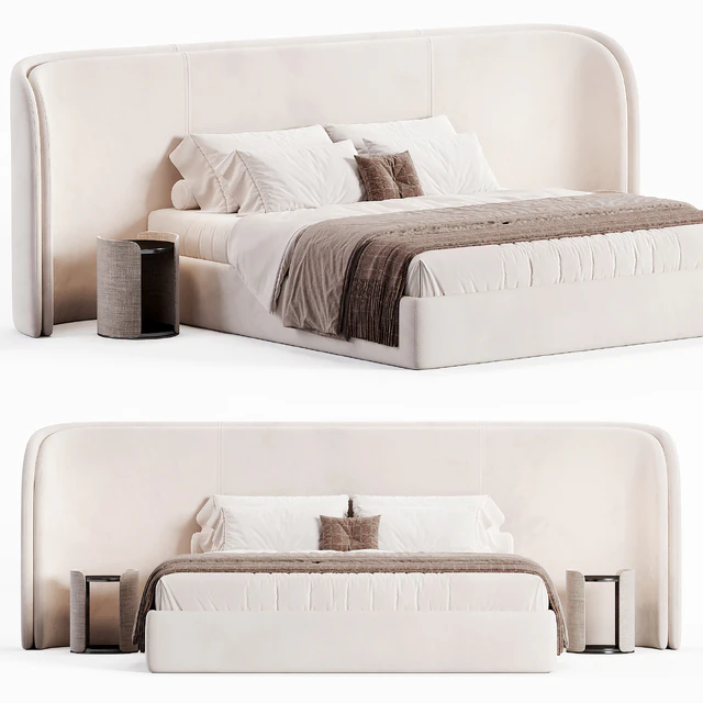 Двуспальная кровать Ferrol Bed — Скачать