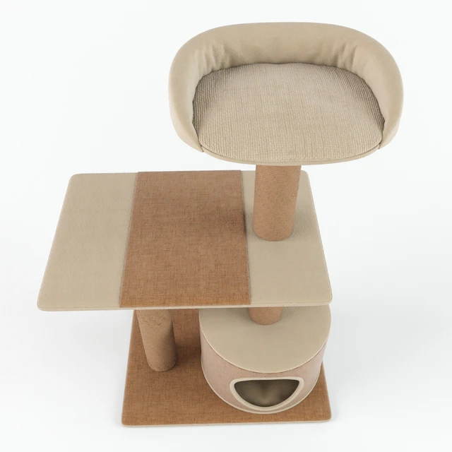 PetPals Group 3 Level Playhouse Condo Cat Tree — Descargar
