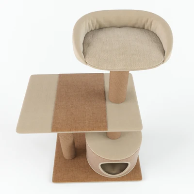 PetPals Group 3 Level Playhouse Condo Cat Tree — Ver 4