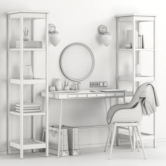 Womens IKEA dressing table and workplace — Descargar