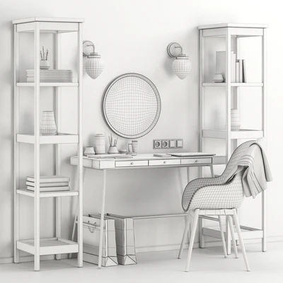 Womens IKEA dressing table and workplace — Ver 3