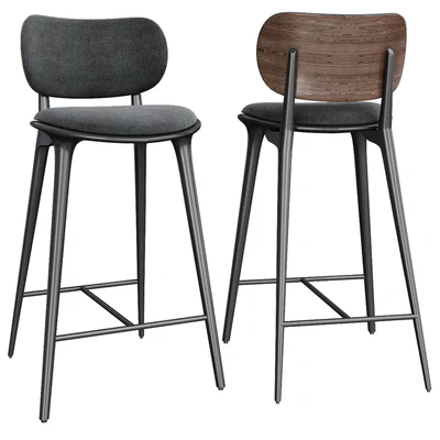 High Stool Backrest by Mater Design — Ver 1