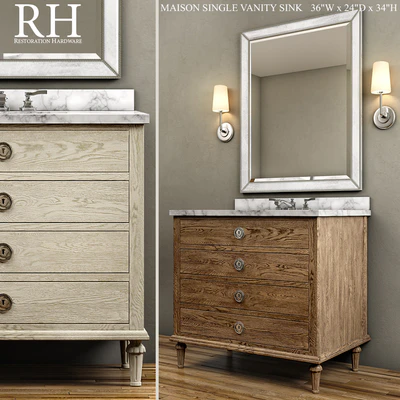 MAISON SINGLE VANITY SINK — Ver 1