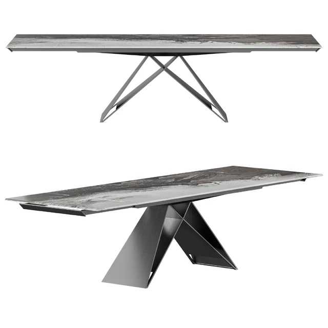 Cattelan Italia Premier Drive Crystalart Dining Table — Скачать