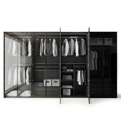 Modern Aluminum Glass Door Wardrobe — Вид 5