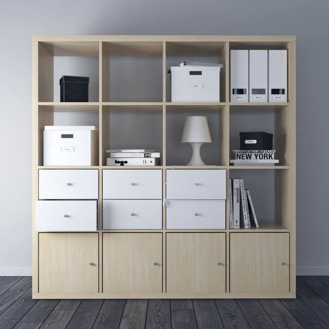 KALLAX Birch Effect and Black-Brown — Descargar