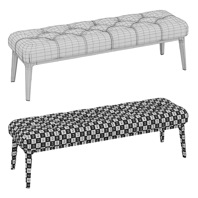 Poltrona Frau Glenn bench — Скачать