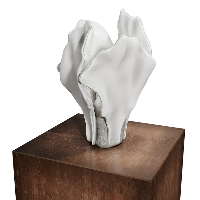 Shoko koike White form A 2018 sculpture — Скачать