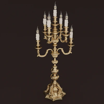 Candelabrum Moscatelli 3517/7 — View 3