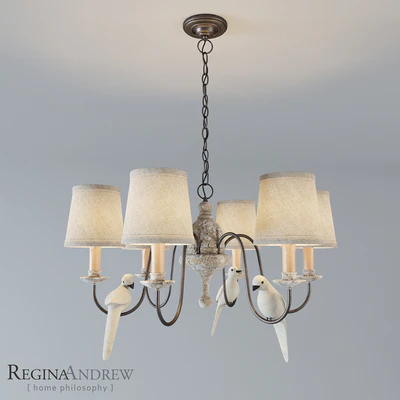 Chandelier - Regina Andrew - Antique Rusted — Ver 1