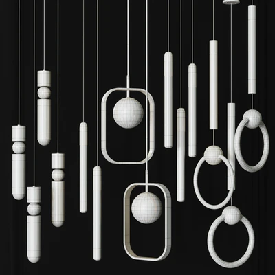 Four Pendant Lights amazing set vol.28 — Вид 3