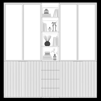 Contemporary wardrobes 37 — Ver 2