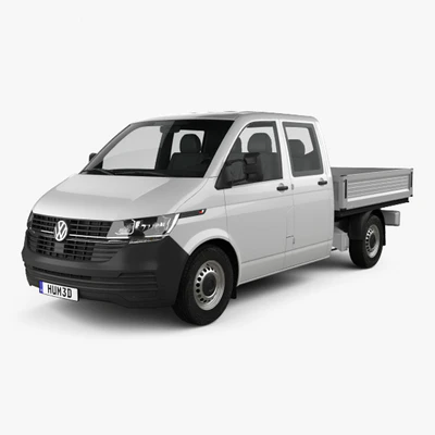 volkswagen transporter mk6f t6 doublecab pickup 2019 — download